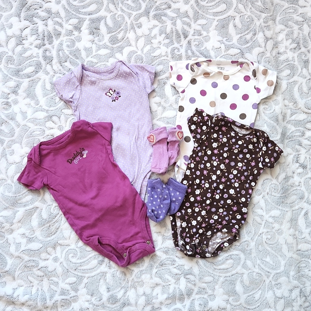 Carter's 3 month baby girl set